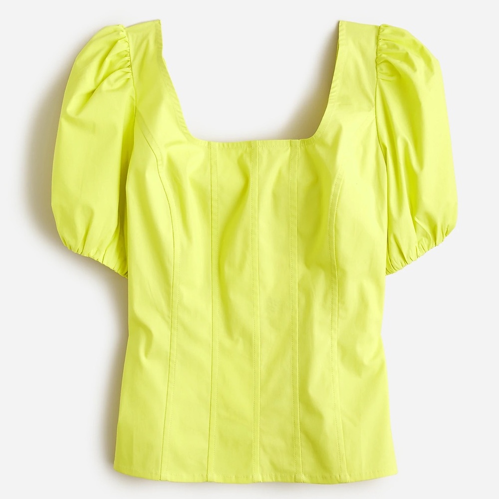 NWT J. Crew Poplin Top